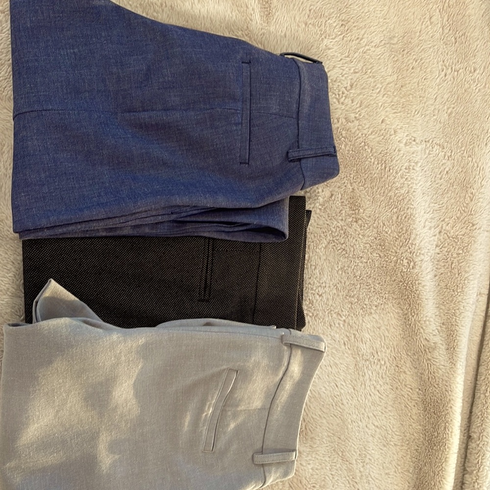 3 Pairs of dress pants - 2 Express and 1 Loft